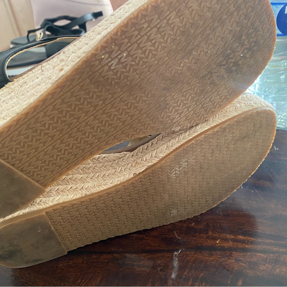 Michael Kors Black and Brown Women's Sandals - Picture 3 of 5